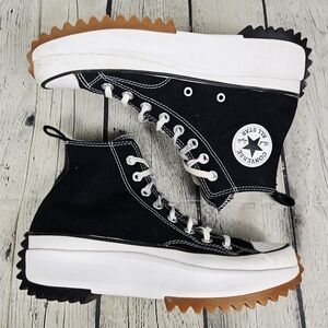 CONVERSE ALL STAR | Run Star hike platform high top lace-up unisex sneaker shoes